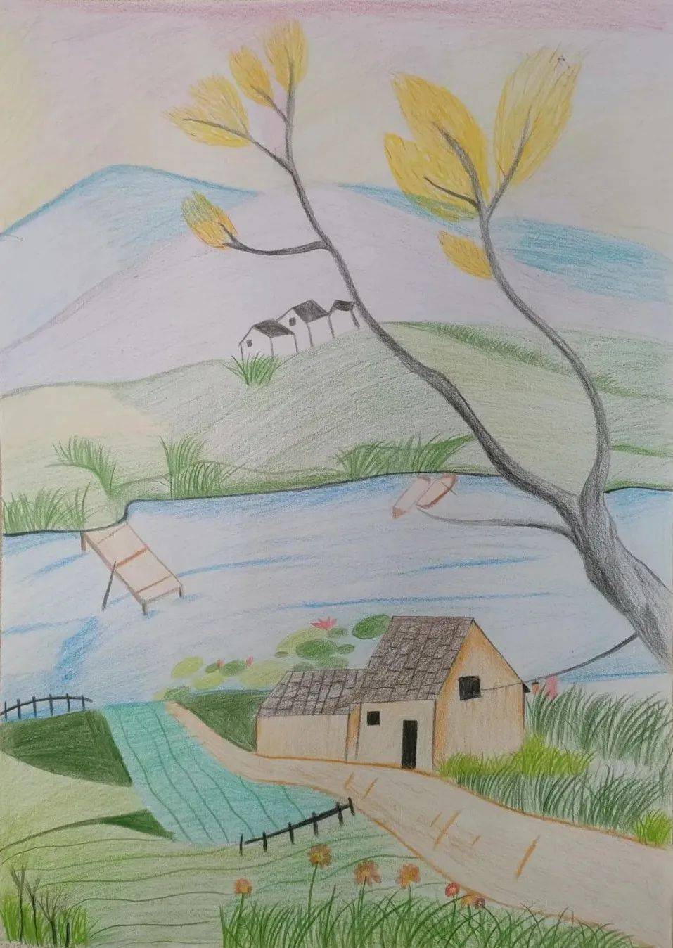 我们的城市61植树节少儿绘画作品展④春有画说