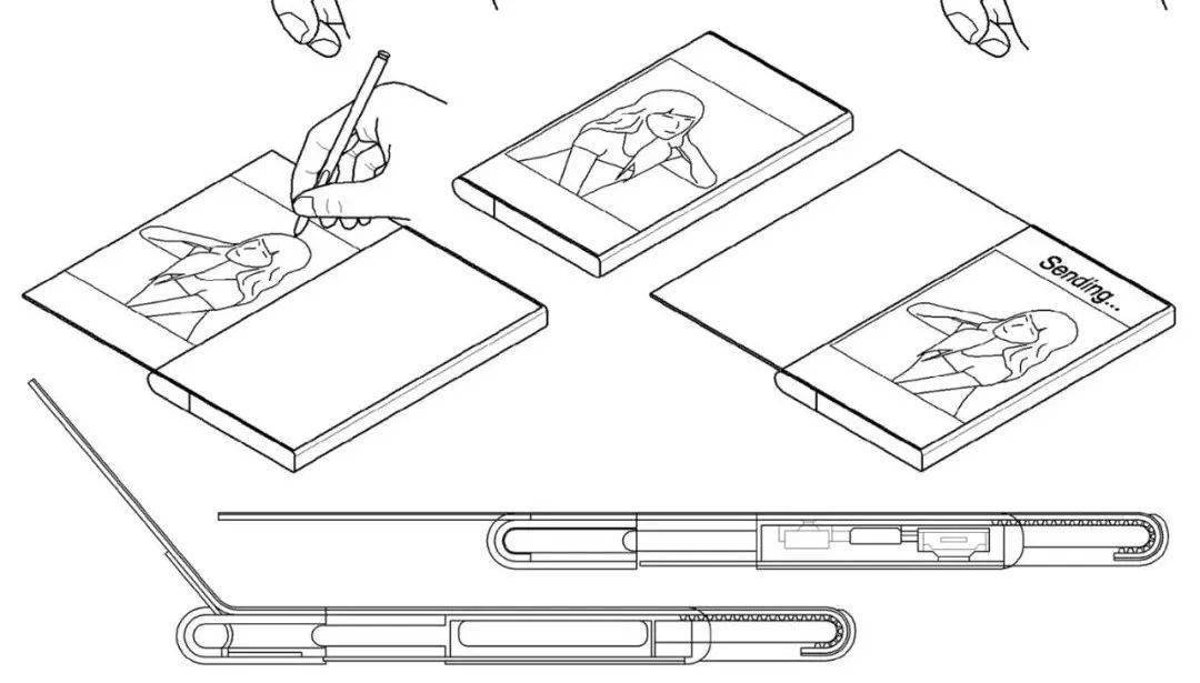 卷轴|【前沿】三星也有卷轴屏手机？专利曝光 还有透明屏幕设计