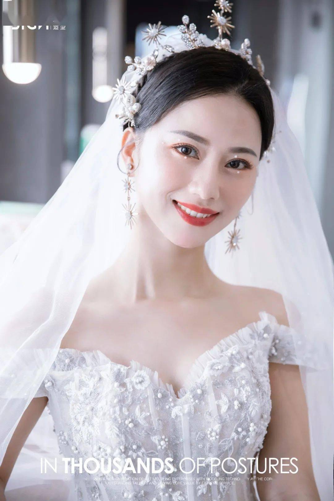 简约减龄的韩式新娘造型美炸了