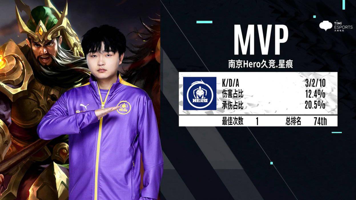 hero零封dyg星痕展现双冠边路风采一打四反杀湘军真的离谱