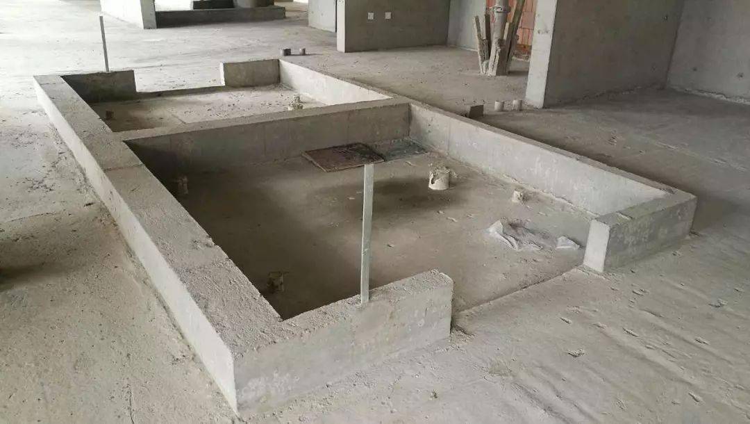 厨卫间构造翻边施工一次成型根治渗漏