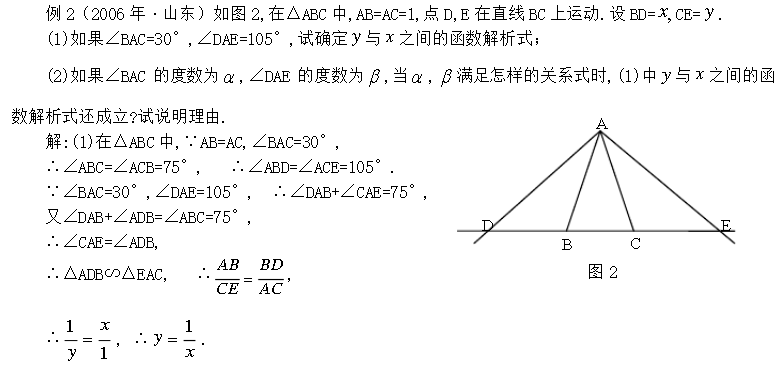 初中数学 初中数学难点 动点 相关经典例题 函数 三角形 问题