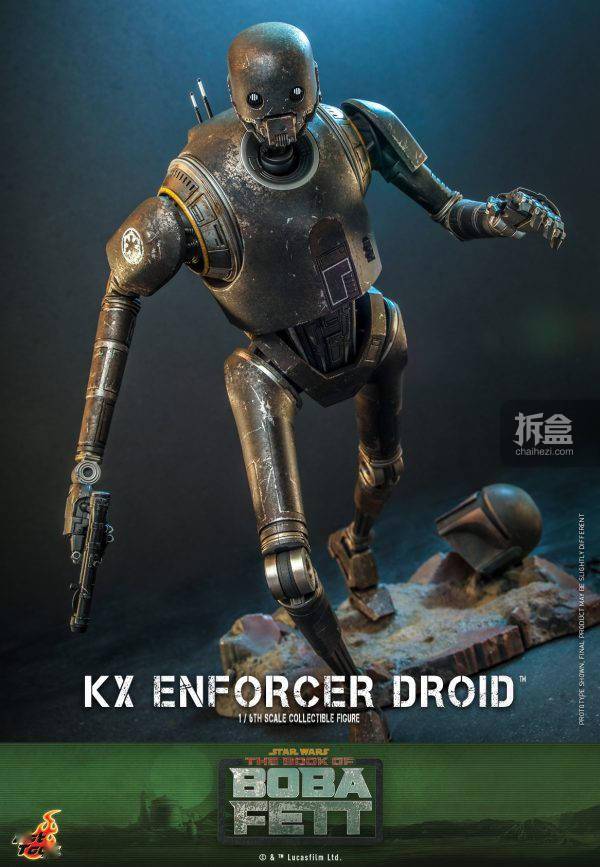 机器人|HOTTOYS 《波巴费特之书》KX执行者机器人 1:6比例珍藏人偶
