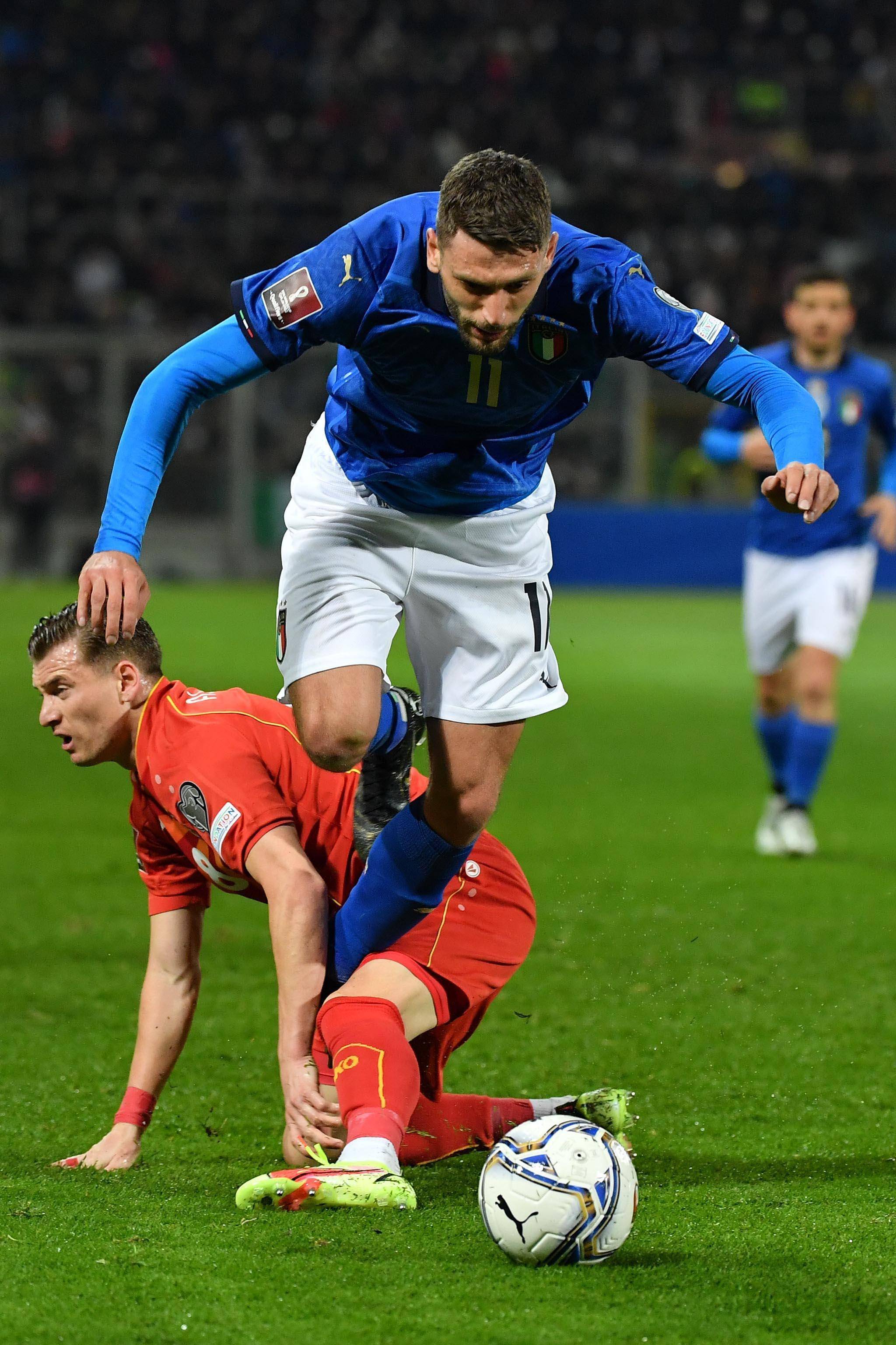 莫比莱|足球——世界杯预选赛：意大利不敌北马其顿