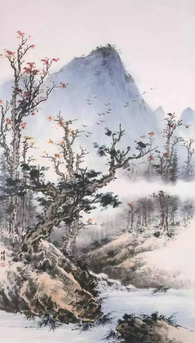 云水大师郭传璋山水画作品欣赏