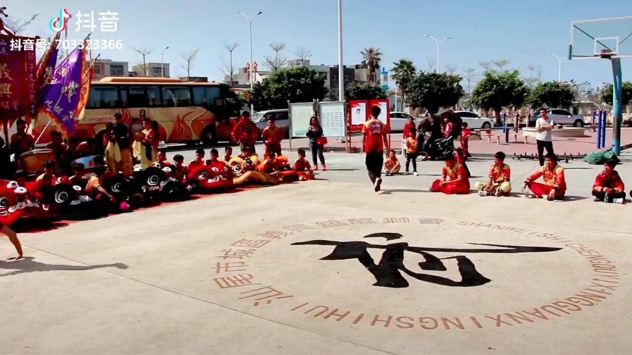 汕尾义兴比麟堂最灵活的猴拳传统文化广东醒狮武术