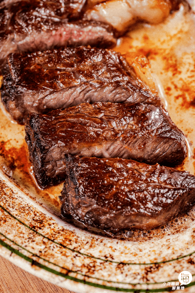 海口肉食者乌托邦干式熟成至少28天m4牛排坐镇