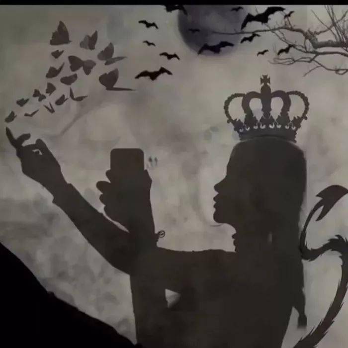 精选微信头像暗色系列黑色系列微信头像恶魔与天使只在一念之间