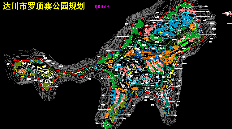 280套公園廣場綠化建築cad圖紙,最全設計練習圖紙學習資料素材_平面圖