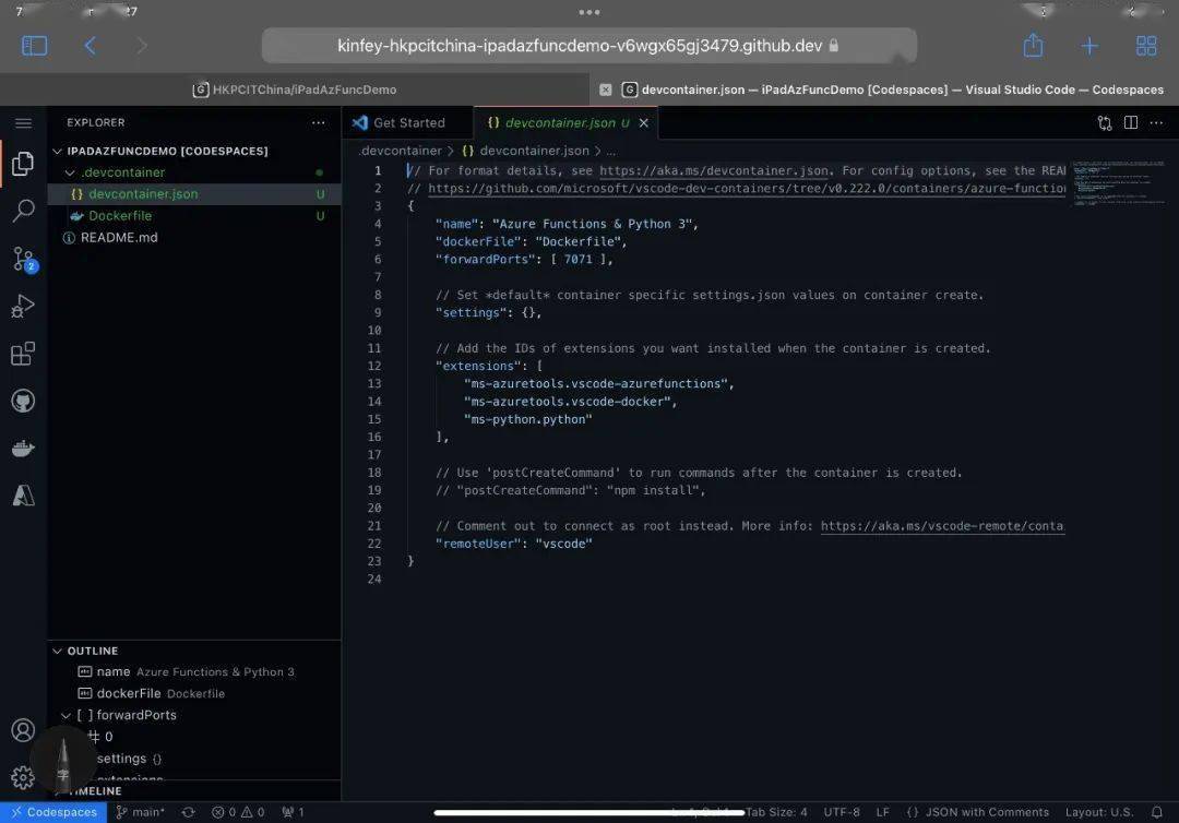 Demo丨GitHub Codespaces，云上开发完整项目