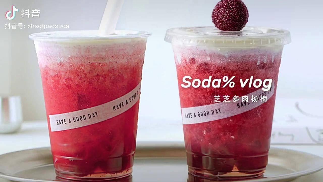 自制夏日神仙饮品芝芝多肉杨梅鲜爽爆汁抖音美食创作人美食趣胃计划