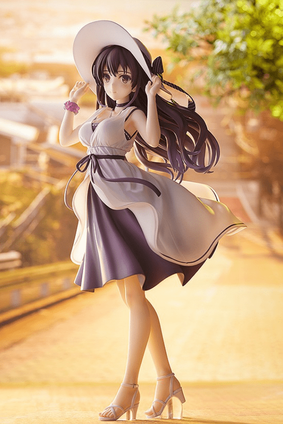 《路人女主》霞之丘诗羽手办 学姐着私服展露好身材