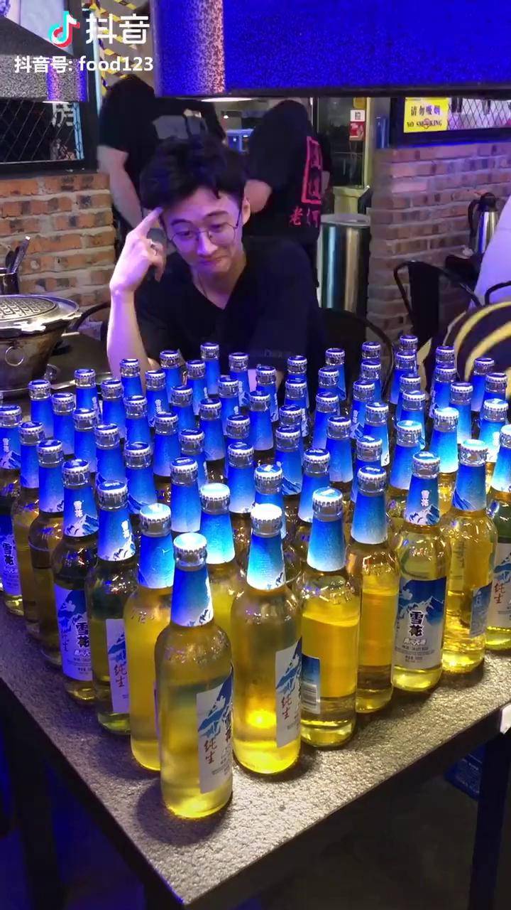 68就能买100瓶啤酒的烤肉店味道怎么样?