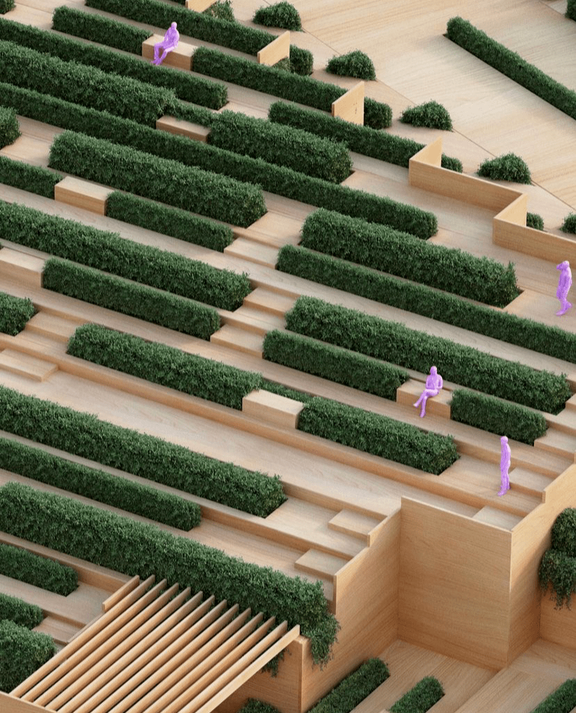 玩转景观高差 | 百变「台阶」的几种趣味造型_项目名称_设计_砾石