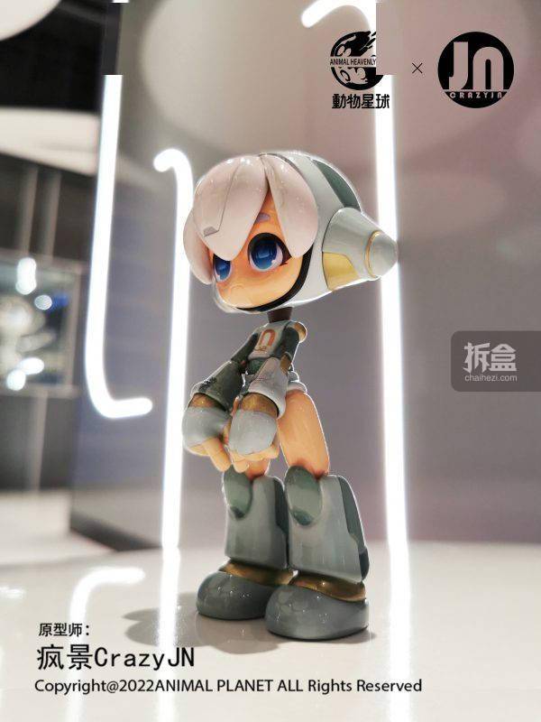 动物星球疯景crazyjnjnrobo托扑扑机器人潮玩手办