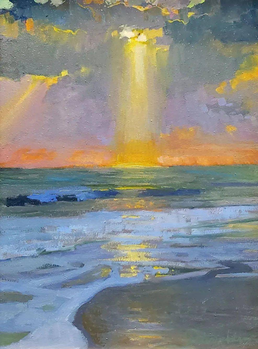 美国画家彼得亚当斯的绝美风景画