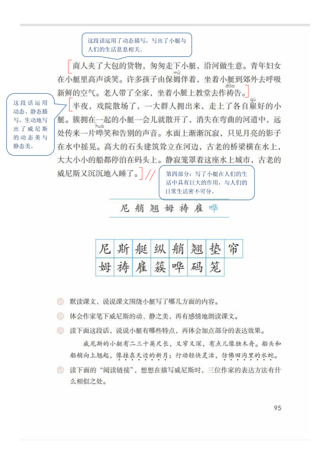 五年级下册第六单元每课课堂笔记重点