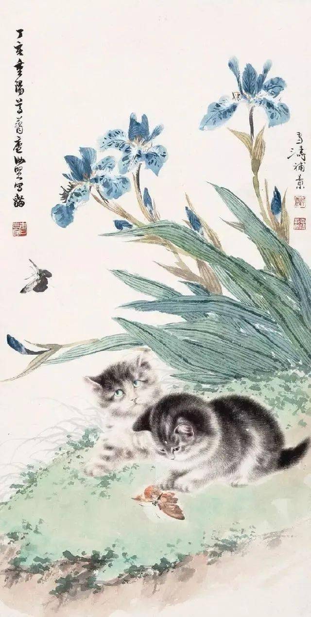 李可染画的猫图片