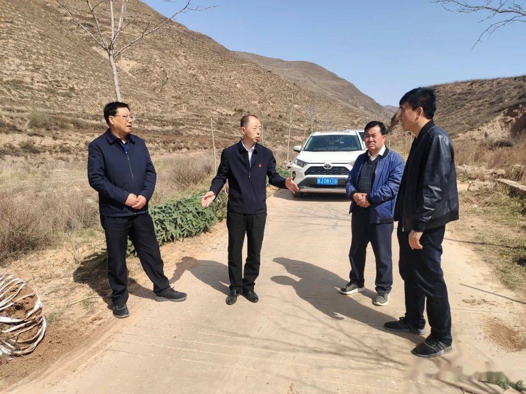 县人大常委会党组书记主任赵华一行深入三岔镇调研督导春耕生产和春季