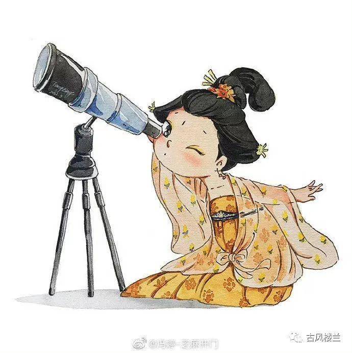 当古人遇上现代物件这是袍子的日常嘛