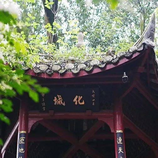 乐言乐语丨浓荫环绕呈幽境,尔雅楼台醉景牵_大佛_先贤_青山