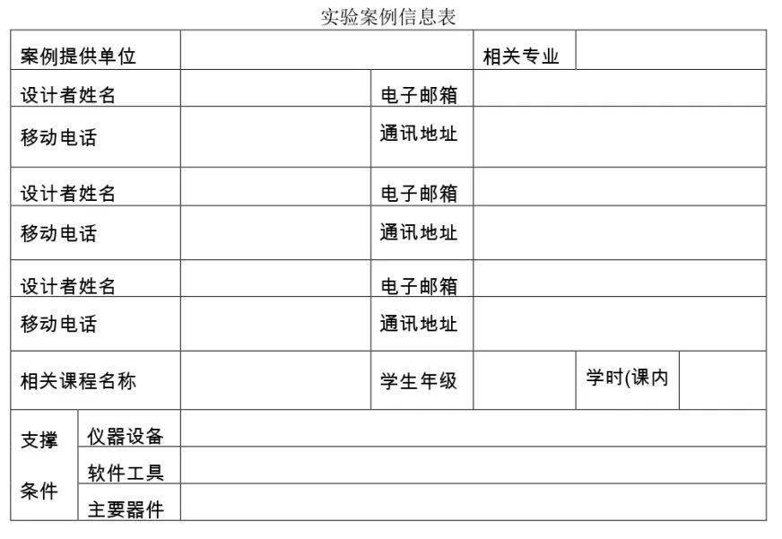 實驗案例模板3. 競賽組委會擁有無償公佈,出版參賽作品的權利.