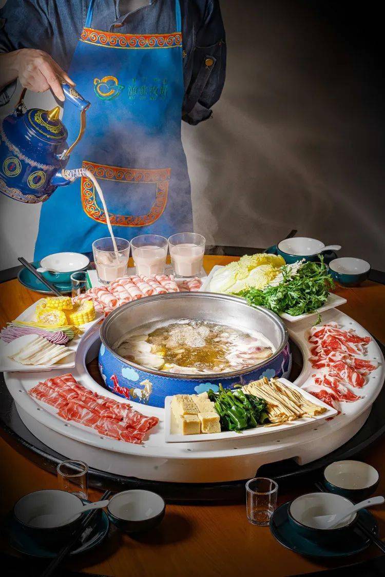 42折享网红冰煮羊火锅￥168渔歌牧语4人后山羊宴快来尝鲜