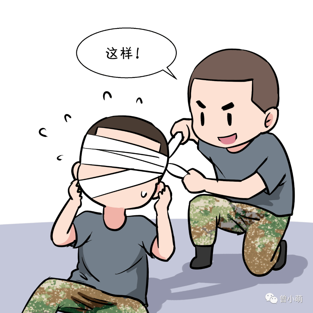 你挺勇啊考核的时候给新兵当配手