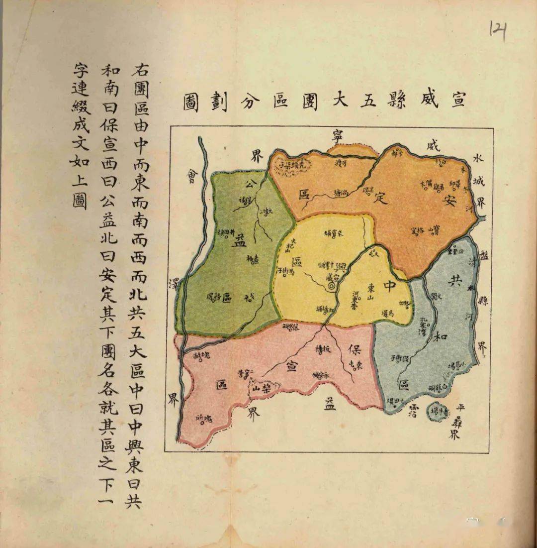 民国年间宣威县手绘地图_xwsdaj_档案_来源