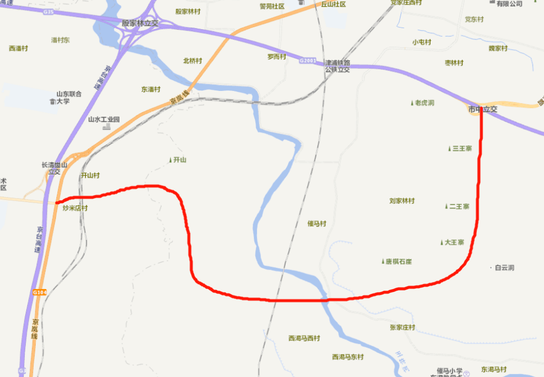 濟南西新添一條快速路連接長清大學城和黨家智慧城