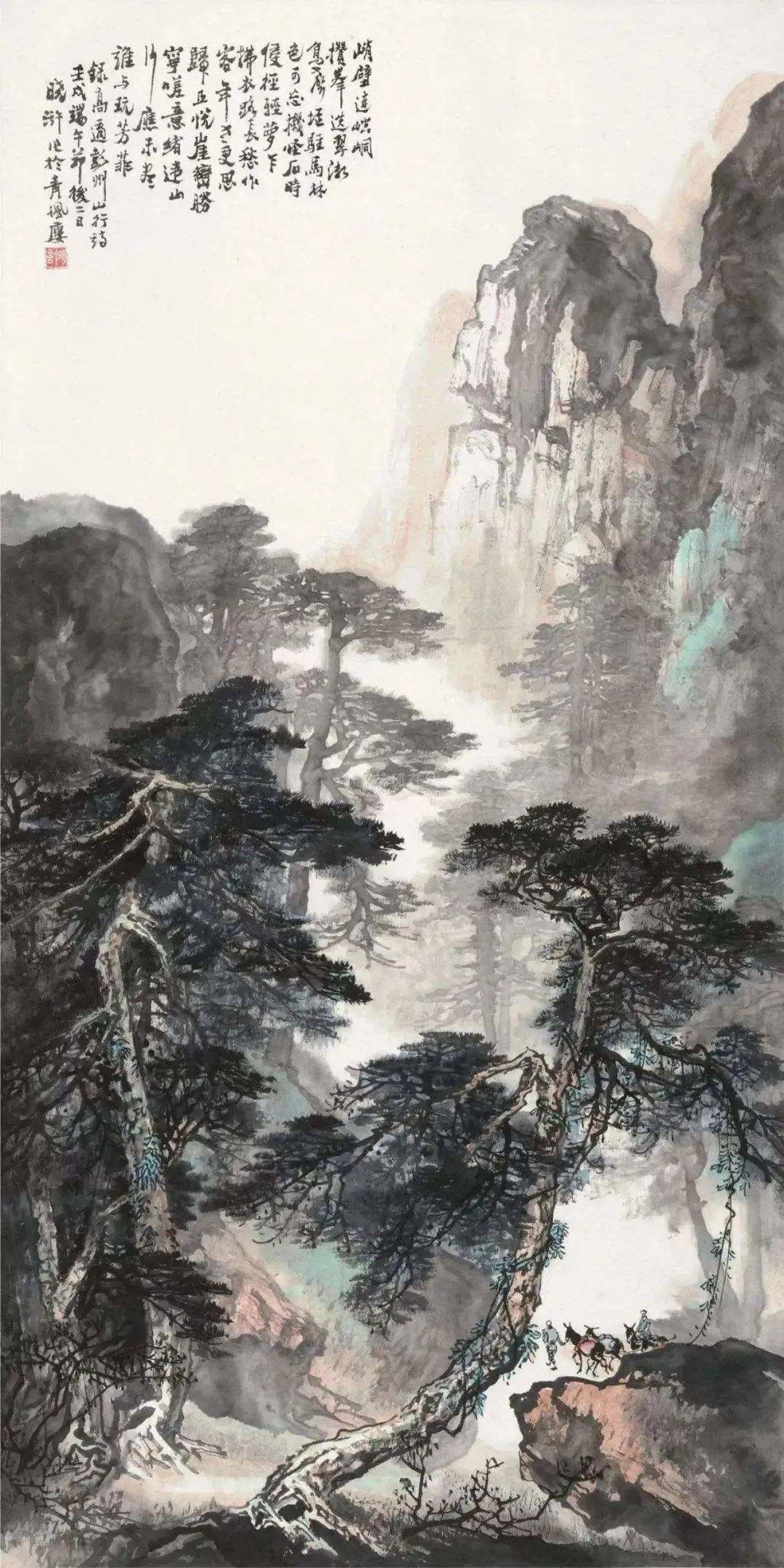 曾晓浒山水画雄浑苍润气势夺人