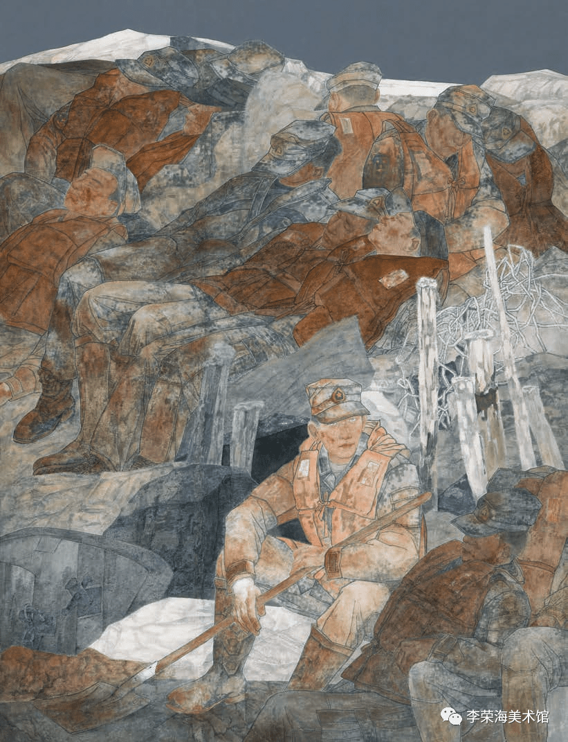 160cm【中国】李泽《启航》 国画270cm×190cm【中国】刘翠萍《我心