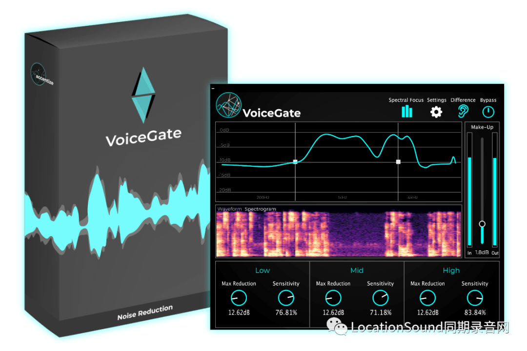 用单声道音轨提供了进一步的改善选项。voicegate2语音门-语音降噪 插件介绍