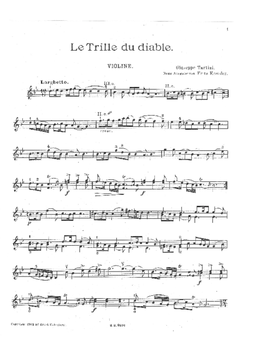 小提琴家陈锐演奏塔蒂尼魔鬼的颤音奏鸣曲克雷斯勒改编