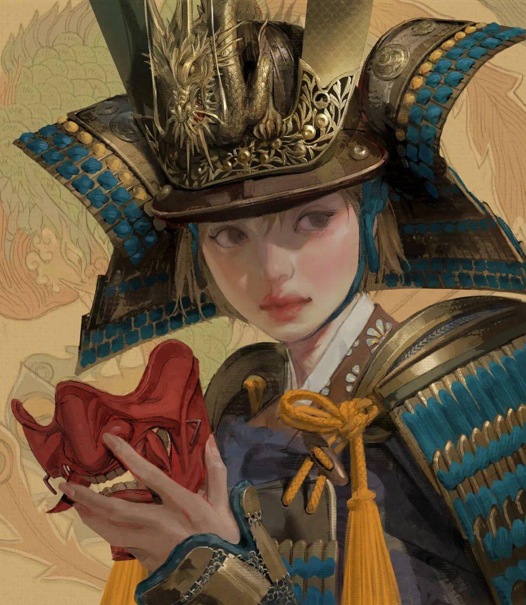 终于更新了a站84w粉的韩国大佬盔甲少女近作分享