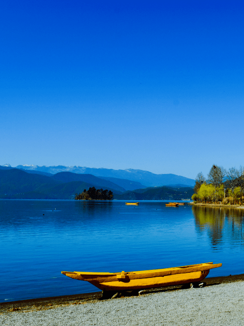 如果没有疫情,此刻我会在泸沽湖_山色_湖水_春光