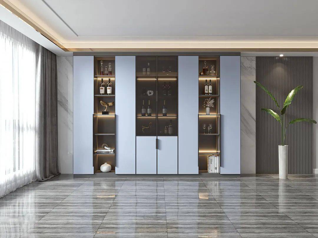 别墅定制酒柜颜值在线把酒言欢