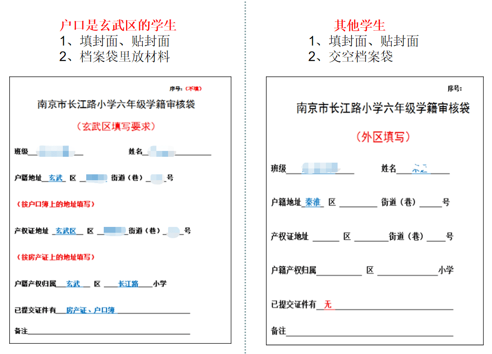 学校组织提交户口本,房产证等复印材料,各区县教育局对小学毕业学生