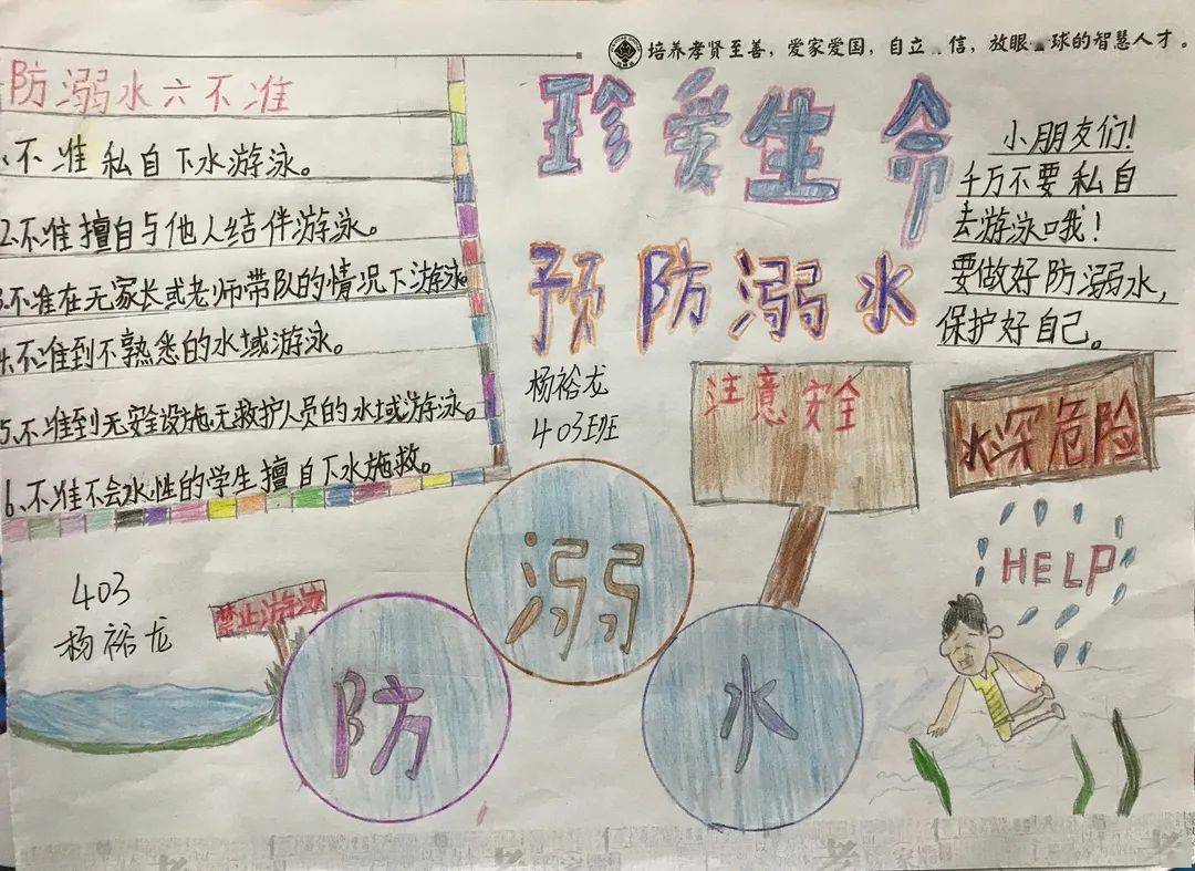 发放《防溺水安全教育致家长一封信》并请家长签订回执单等形式