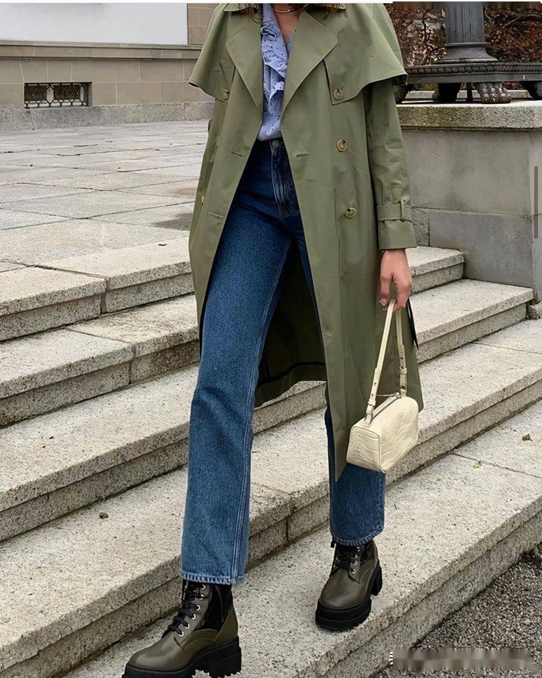 今年火了一种裤子叫法棍裤微胖小个子都适合显高显瘦