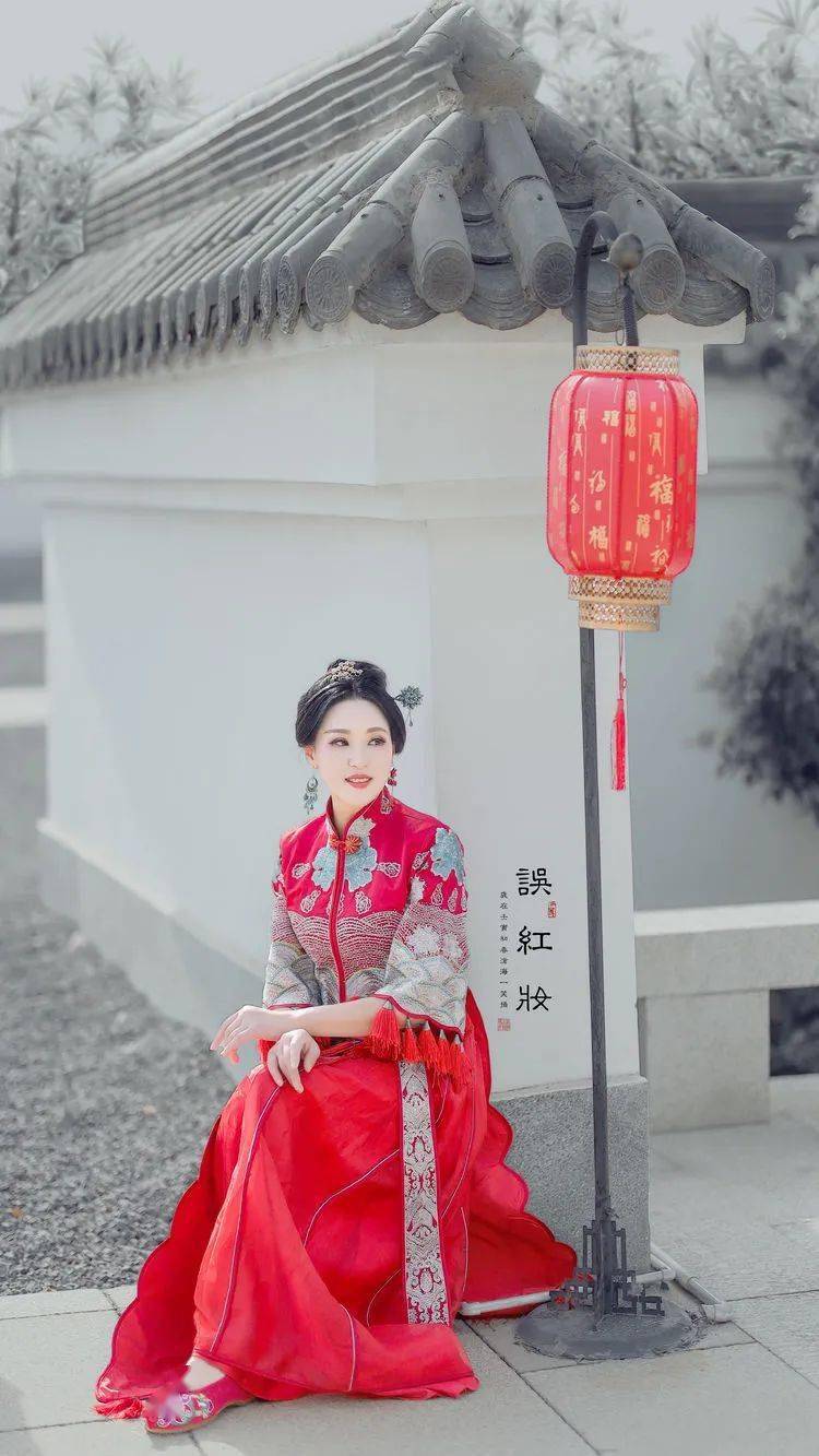 人像摄影误红妆