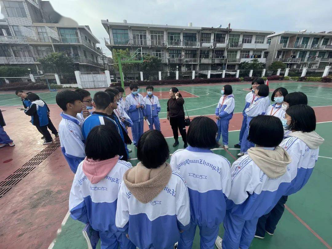 涌泉中学展青春活力助双减落地