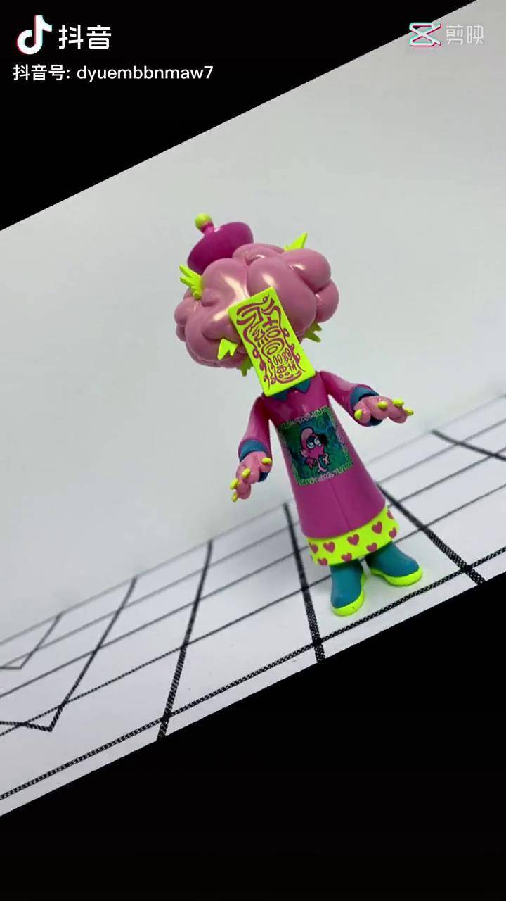 爆炸头粉色情人来啦~ 潮玩 摆件 拆盲盒 泡泡玛特_情人_玛特_泡泡