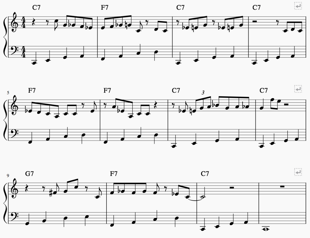 现代布鲁斯音阶怎么即兴爵士钢琴