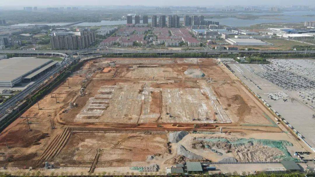东风豪华新能源越野车厂房施工将开始！沌口整出好大一片工地