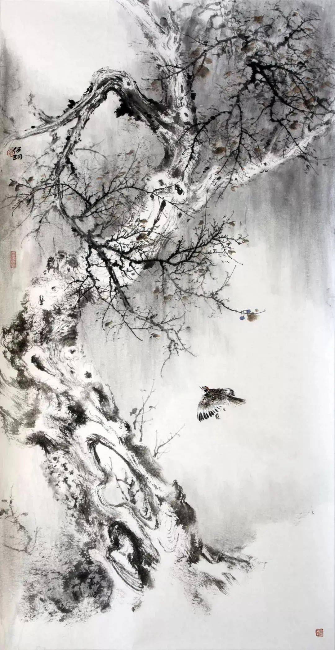 刘佰玥 写意花鸟_cmx_树枝_结构