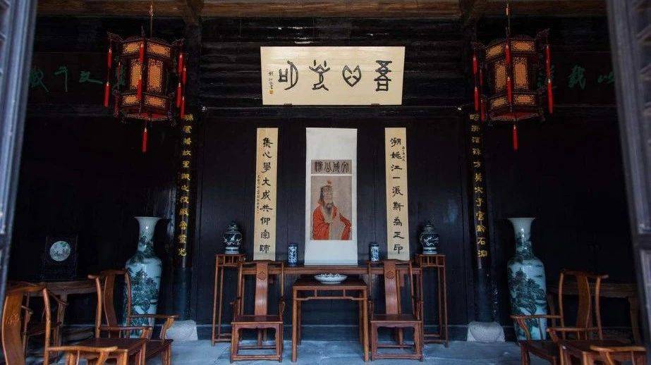 古代大户人家的客厅,中堂必不可少!_厅堂_家具_太师椅