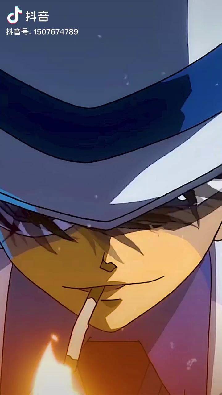 工藤新一 怪盗基德 行走的荷尔蒙 名侦探柯南 动态壁纸_名侦探柯南