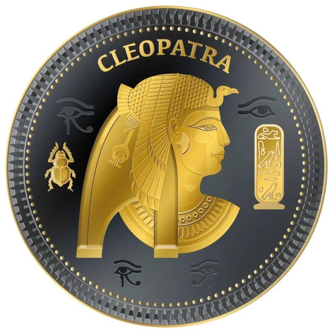 所罗门群岛2022年-埃及艳后纪念币她喜欢穿着一种地中海尚属罕见的轻