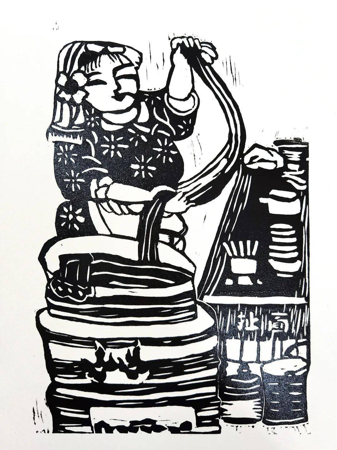 渭南初级中学第七届校园文化艺术节"传承的力量"——美术版画作品展_